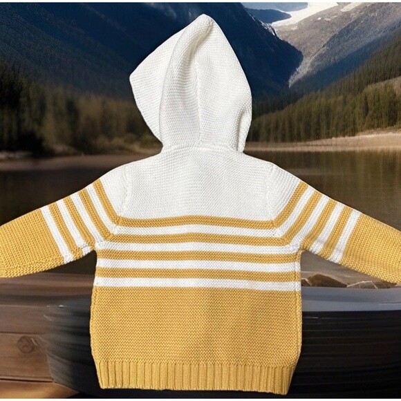 Y2k SuperCute Disney Baby Sweater Jacket 6/9month Winnie The Pooh BearBaby Sweet - Picture 5 of 5